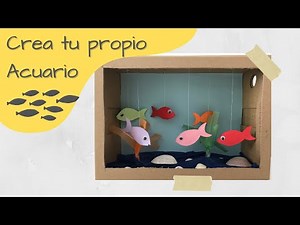 Crea tu propio Acuario 🐠 con MATERIAL RECICLADO ♻️ // Aquarium craft //Recycled material