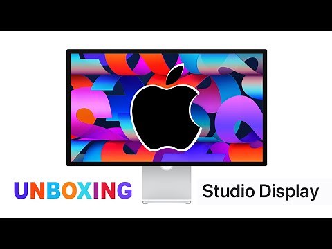 Apple Studio Display monitor | latest 27" 5K Retina Display with Tilt-Adjustable Stand - UNBOXING