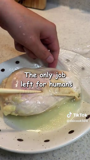 Microwave Chicken Breast with Green Onion Sauce (Juicy, High-Protein)