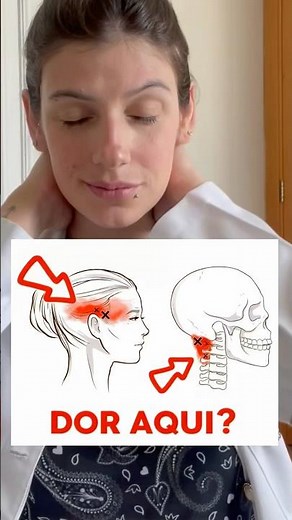Dor de cabeça? Faça isso #exercicioemcasa #fisioterapia