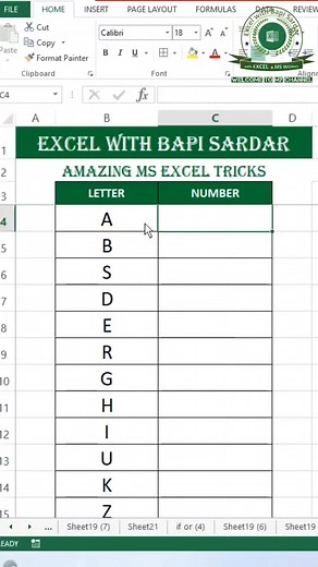 Amazing Microsoft Excel tricks | #viralreels #excelviral #trendingreels #computerknowleadge #fbviral #facebookviral #ytviral #exceltricks #excelformula #microsoftexcel | learn Excel with Bapi Sardar