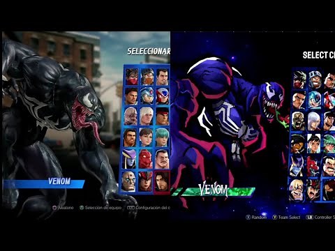 Marvel vs Capcom INFINITE and BEYOND character select COMPARISON