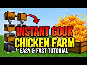 How to Make an Automatic Chicken Cookerin Minecraft 1.21+
