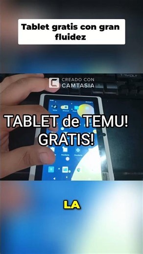 TABLET de TEMU GRATIS! Android 11 Rendimiento Fluido con 6GB RAM? | #shorts #temu