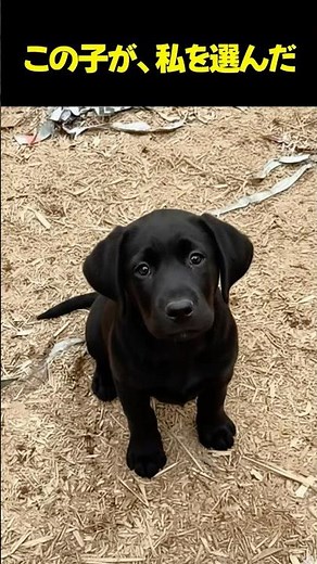 子犬に“選ばれた日”。たった3秒のアイコンタクト #犬 #保護犬 #奇跡