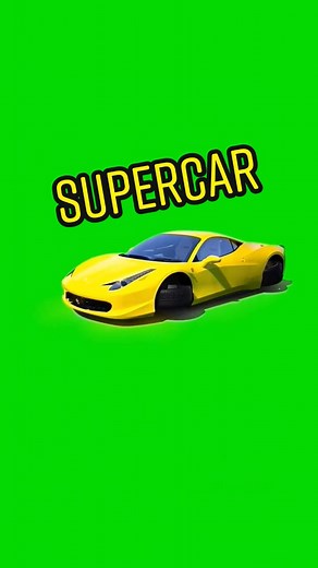 Supercar Green Screen Videos