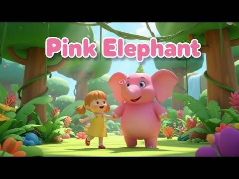 Pink Elephant Poem for Kids 🐘💖 | Fun & Cute Nursery Rhymes