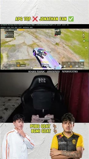 Haters 🤡 - APG Top Nhi Editing hai 😅 #jonathangaming #toppubg #bgis2026 #godlike