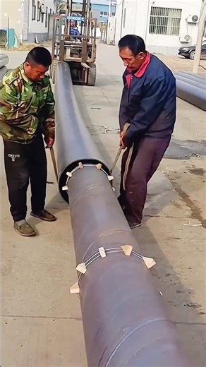 Installation process of PE steel sleeve insulation pipes