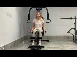 ASMR Video 🤩🤩🤩 | Pretty Blonde Woman in Gym | Workout Routine & Motivation | Training Lifestyle
