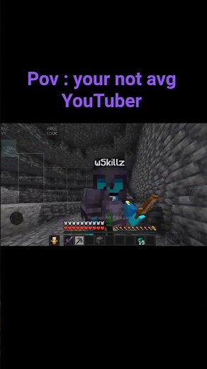 Minecraft but your not avg YouTuber #minecraft