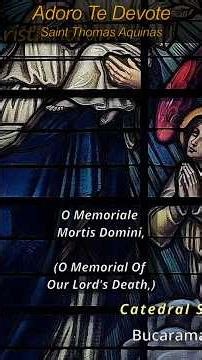 Adoro Te Devote [SATB] P3 (Thomas Aquinas) #choir #praisinggod #thomasaquinas