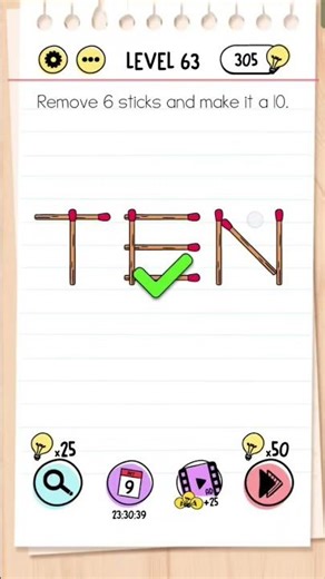 Brain Test Level 63 #brainteaser #games #level #popular #viralshorts #shorts