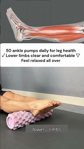 50 Ankle Pumps a Day for Healthy Legs 🦵 Improve Circulation & Relax Your Body