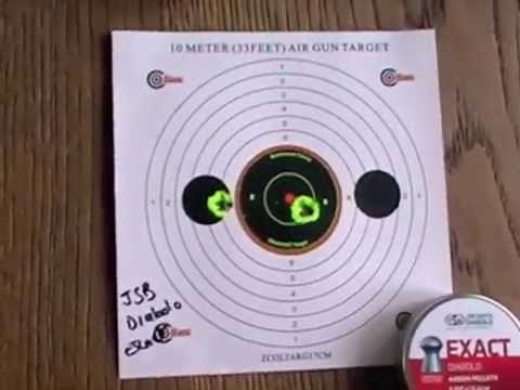 177 Pellet test with Weihrauch HW100 S air rifle