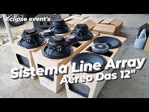 Sistema Line Array 12" Neodimio Aéreo 12 Das
