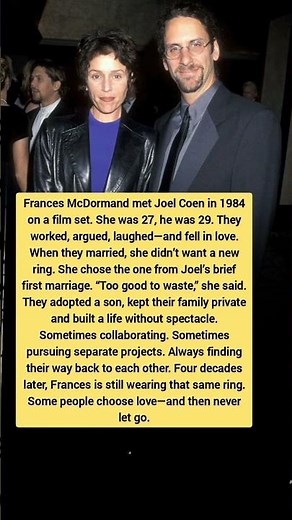 A Love That Lasts: Frances McDormand & Joel Coen’s 40-Year Story