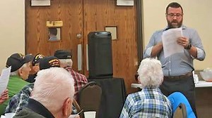 Wayne auditor addresses Homestead Exemption at veteran Coffee Crew meeting