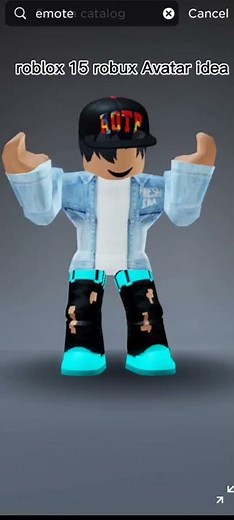 15 robux Avatar idea roblox`