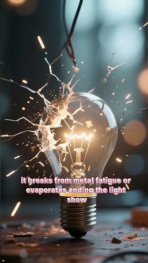 Why do light bulbs burn out? #facts #light #electric