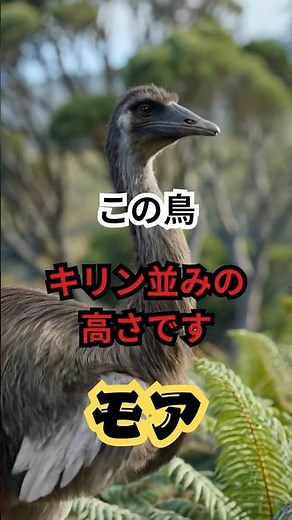 The giant moa, a giant bird of New Zealand. #AnimalFacts #MysteriesOfAnimalLife #SecretsOfAnimalL...