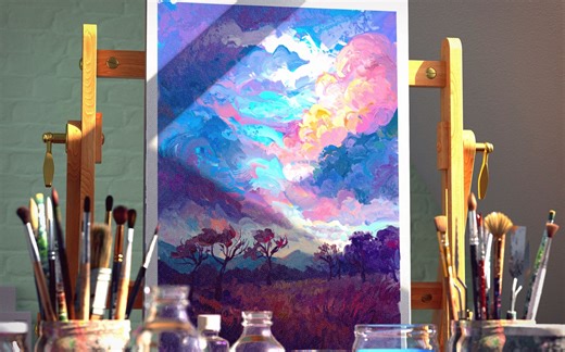 【这居然不是手绘？！】以假乱真的绘画软件Realistic