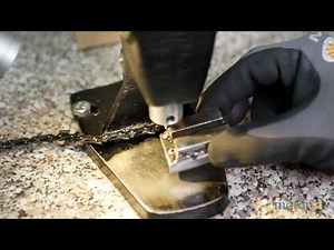 Sägeketten vernieten