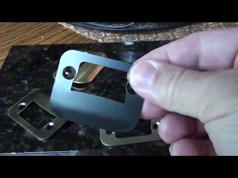 GATOR Strike Plate - New invention for SUPER EASY door latch repair