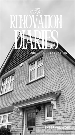 ᴏᴜʀ ʜᴏᴍᴇ ᴜᴘ ɴᴏʀᴛʜ on Instagram: "Renovation diaries part two - External work 🔨 We documented the external work of our dormer loft conversion, here’s a quick video showcasing each stage of the build in 30 seconds - if only renovation was that fast! 💨 We were very lucky with the weather the builders managed to make the dormer watertight before any bad weather pretty lucky considering we are located in Manchester! 🌧️ Hope this video gives you an insight of how much scaffolding you would need for