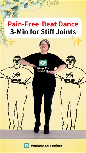 pain-free beat dance for stiff joints😀 | Workout for Seniors