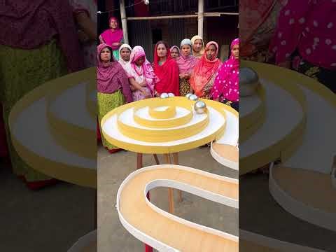 the people of the village played a strange game ..a really beautiful game ....