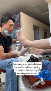 5.8M views · 28K reactions | When nailtech called another nailtech for a second opinion on the client feet. * *Make sure to follow for more CONTENT* * The Thai Lyfe Podcast is now streaming on Apple Podcast, Spotify, Amazon Music, and YouTube Music #podcast * * #559nails #fresnonails #thethailyfe #fancynails #nailtech #nail #nailsinspo #tutorial #nailart #nailsoftheday #fashion #tutorial #trendingnails #reel #reels #facebook #acrylic #nailsalon #polish #podcast #comedy | Minh Thai | Facebook