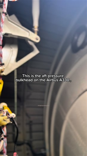 Tri Jaka Pamungkas on Instagram: "Take a Closer Look: Pressure Bulkhead on Airbus A330 ✈️ . . . . . #AirbusA330 #PressureBulkhead #AircraftMaintenance #AviationLife #AMT #AircraftStructure #AviationTikTok #BehindTheScenes #AviationDaily"