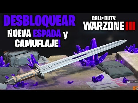 Como DESBLOQUEAR más RÁPIDO la NUEVA ESPADA SOULRENDER y CAMUFALJE EXCLUSIVO en WARZONE 3!