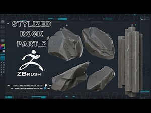 Speed Sculpt StylizedRock Part_2