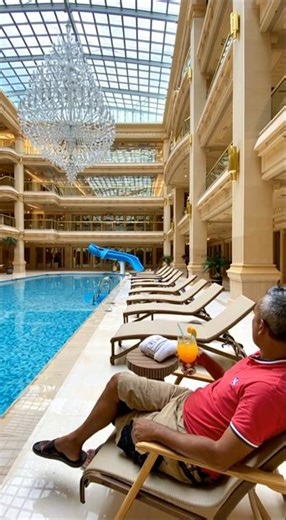 Building a Beautiful Luxury Swimming Pool Inside the Hotel#LuxuryPool#HotelSwimmingPool#DreamPool