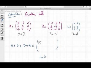 addition de deux matrices