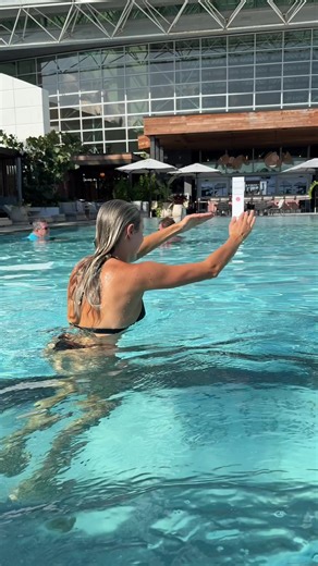 The coastal GRL invisible swim cap is a preswim hair cream that your apply to your hair before swimming and it works like a protective barrier to help prevent colour fading and colour changing in the chlorine pool #poolhair #chlorinehair #greenhair