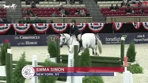Emma Simon and Cyrus put in a beautiful round in the Gymnastics phase of the USHJA 3’3” Jumping Seat Medal Final at @capitalchallengehorseshow, finishing third of nearly 170 riders. This pair received high marks of 87 from the judges 👏 #HeritageFarm | Heritage Farm