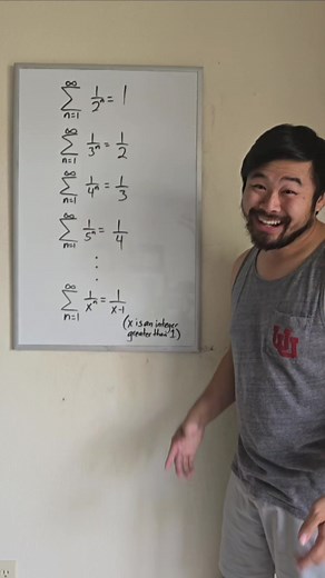 85K views · 835 reactions | This pattern with infinite series is not a coincidence. Also, 1+2+4+8+...=-1??? (I don't have a good title for this one but I think it's good lol) | Learning Math with Howie Hua | Facebook