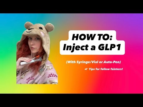 HOW TO: INJECT A GLP1 - Tips For Fainters!