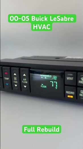 GM Buick Heater Control HVAC Repair FIX Lighting Display Screen Climate Control A/C Module #shorts