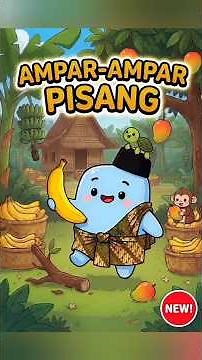 Ampar-Ampar Pisang 🍌🔥 | Lagu Populer Anak Indonesia • Popular Kids Song • Bloblu & Friends ✨