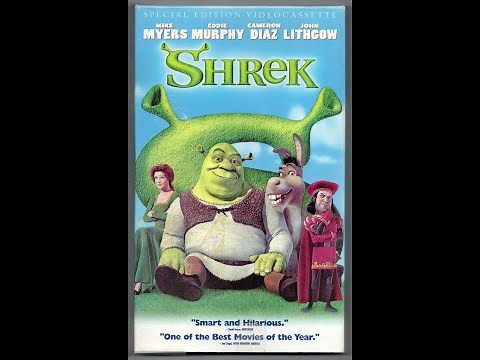 Opening to Shrek VHS (2001)