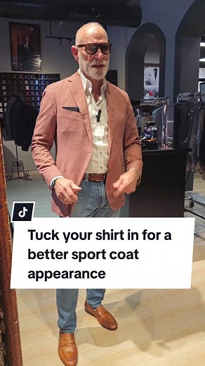 How to Wear a Sport Coat with Style: Shirt Tucking Tips