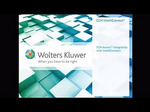 CCH Axcess™ - Integration with CCH® IntelliConnect®