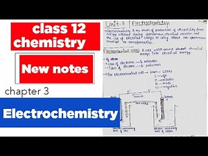 (Class 12 Chemistry) chapter 3: Electrochemistry |notes|PDF.