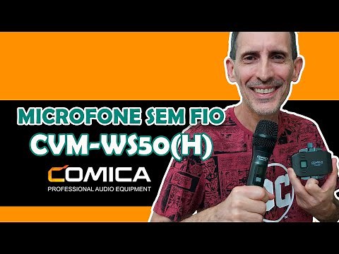 MICROFONE SEM FIO COMICA CVM-WS50(H) - UNBOXING & REVIEW