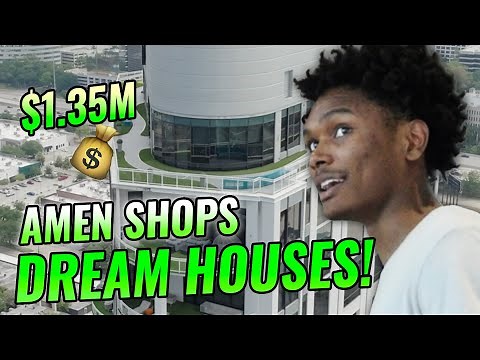 “Elevator In The House!” Houston Rockets STAR Amen Thompson Shops For DREAM HOME In Texas 😱