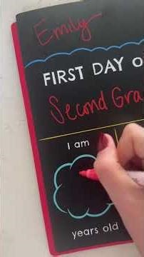 This Double Sided Chalk Board is perfect for photos! AD